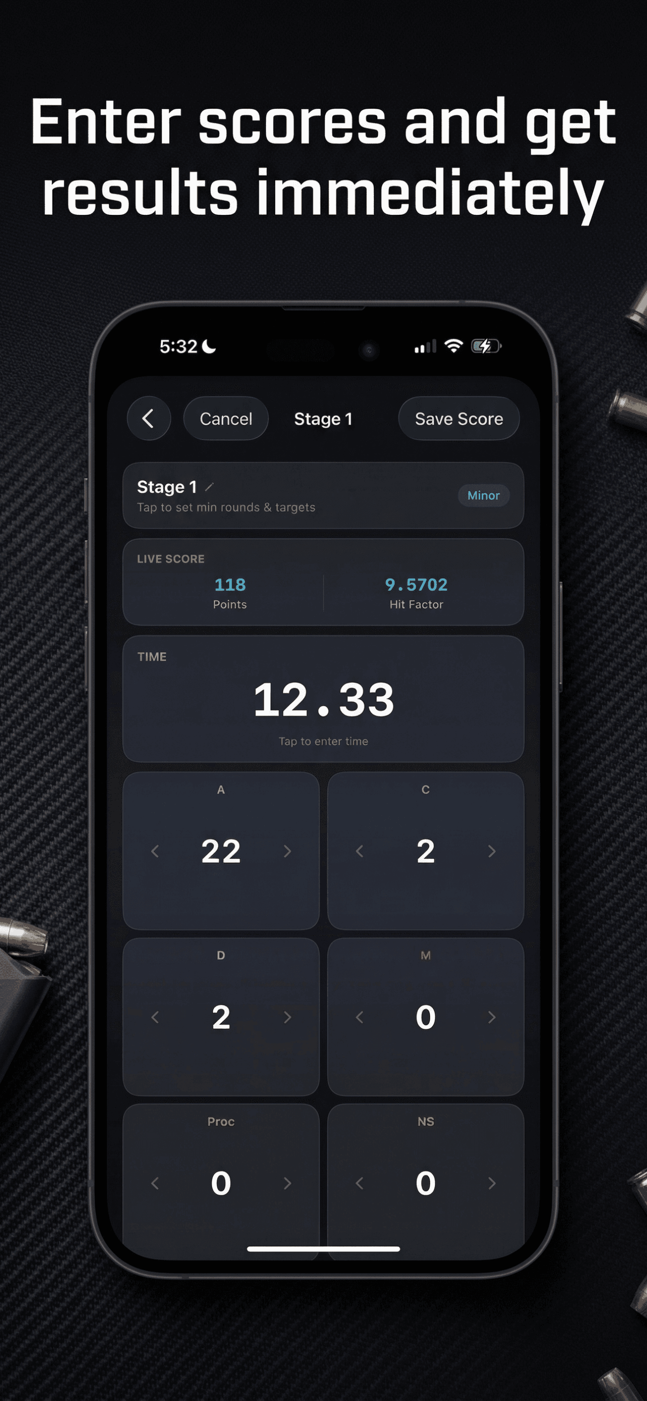 Reshoot iPhone screenshot showing stage review details
